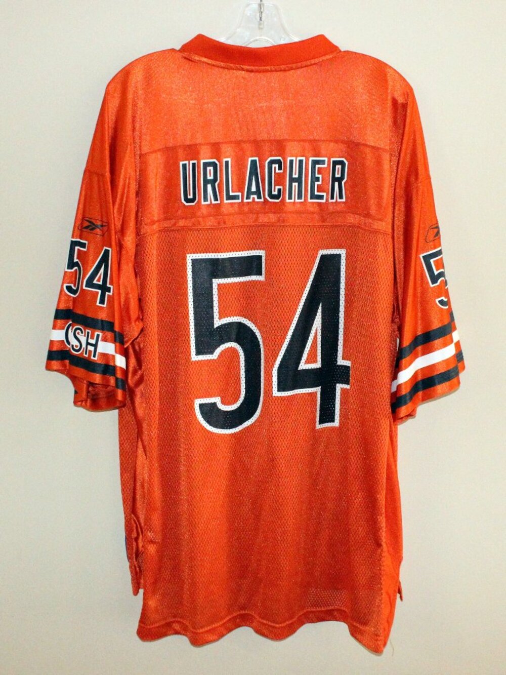as new❤️Reebok On Field #54 URLACHER Chicago Bears alternate orange jersey Korea